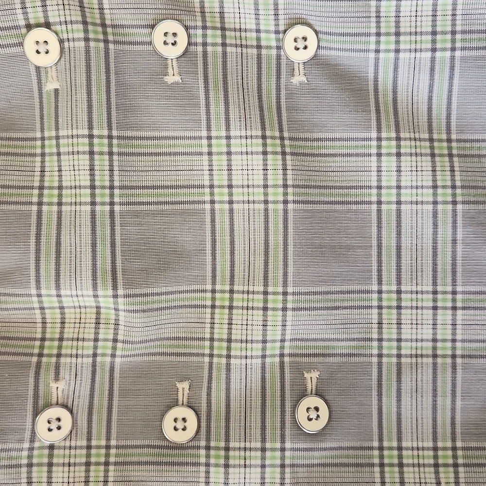 Plaid Button-Front Pleated Skort – Preppy Athletic Style - Picture 4 of 11